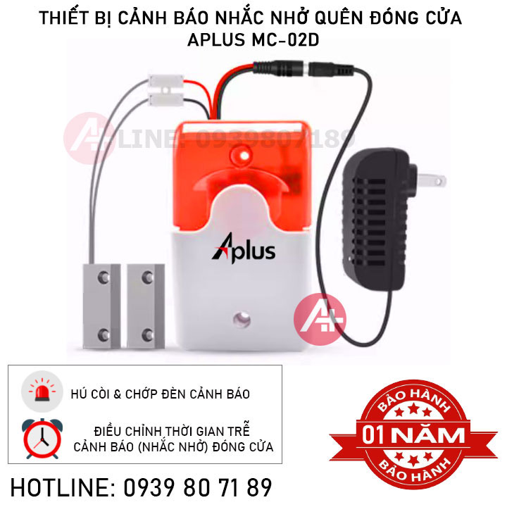 Bộ chuông nhắc nhở quên đóng cửa Aplus MC-02Đ