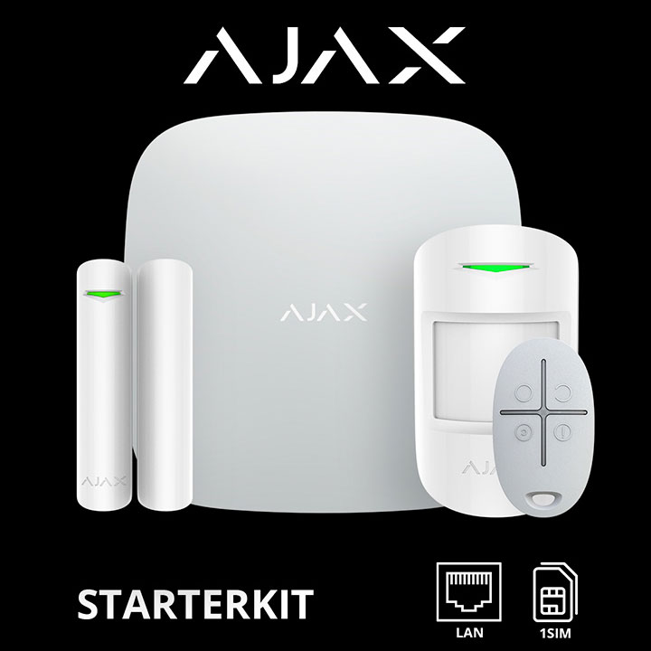 Hệ thống báo trộm cao cấp Châu Âu Ajax Starter Kit