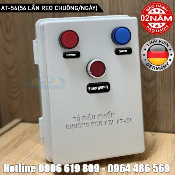 Bảng báo giá lắp đặt tủ điều khiển chuông báo giờ tự động ATA AT-56 Đức