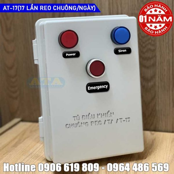 Bảng báo giá tủ báo giờ tự động reo chuông reng reng ATA AT-17