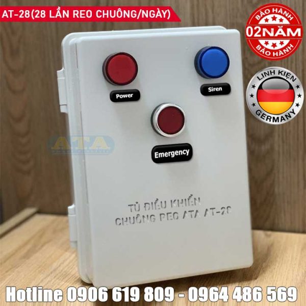 Báo giá lắp đặt hệ thống chuông báo giờ tự động ATA AT-28 Đức