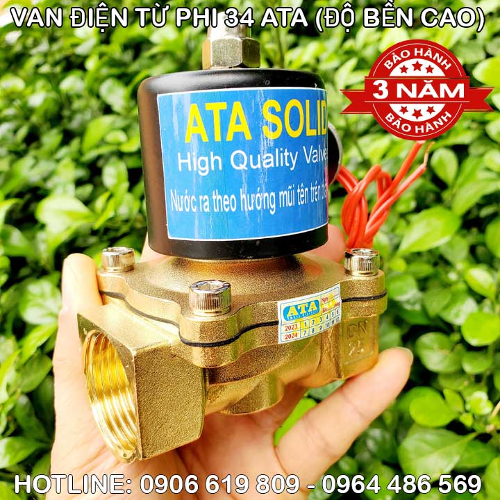 Van nước điện từ phi 34 220v 24vdc ATA