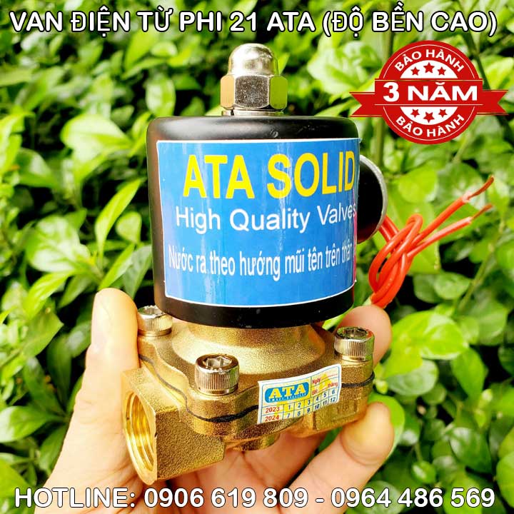 Van nước điện từ phi 21 220v 24vdc ATA