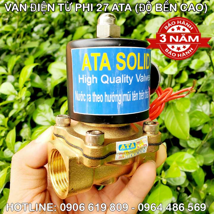 Van nước điện từ phi 27 220v 24vdc ATA