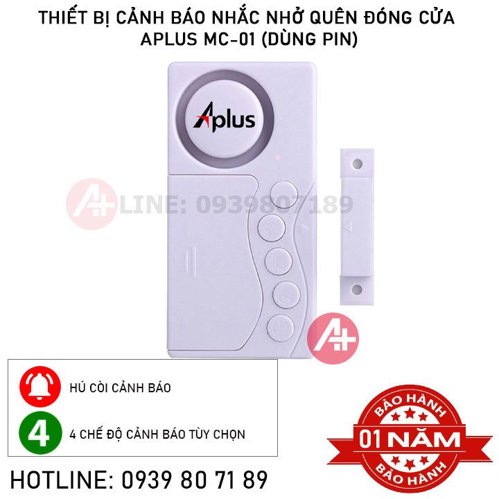 Bộ còi hú cảnh báo nhắc nhở quên chưa đóng cửa Aplus MC-01